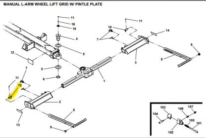 1001153950 3/8" Threaded Cam-Lock - Image 3