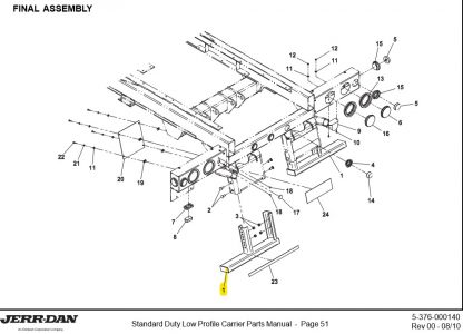 3190000058 - Bumper Weld - Rear, Narrow, Short - Image 2