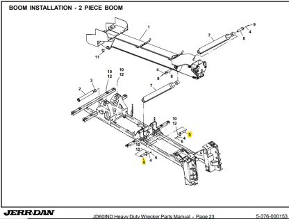 3691000149 Pin Weld Wrecker Boom Lift