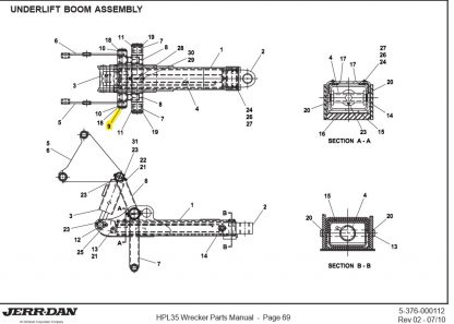 4691000054 - Pin 2.25 DIA X 18.68 - Image 2