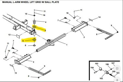4949000047 Thrust Washer 5.00 OD x2.84 ID - Image 2