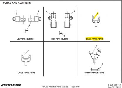 7454000007 - 3.00 L/D Small Fork Casting - Image 2