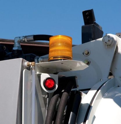 L10HAP - Amber, High Dome, Perm/Pipe Hook Mount, 12 VDC - Image 2