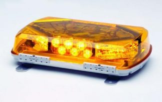 MC11PA -- 11" Amber Century™ Series LED Mini Lightbar w/Aluminum Base