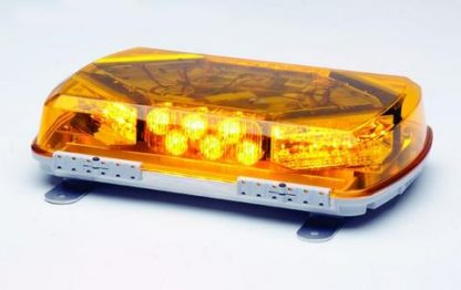 MC11PA -- 11" Amber Century™ Series LED Mini Lightbar w/Aluminum Base