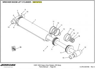 1001127313 Wrecker Mast Lift Cylinder (1001231530)