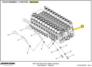1001127327  Main Control - 11 Section Valve