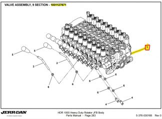1001127671 Main Control 9-Section Valve