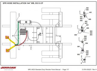 Hose Kit SPR MPL-NG 140" FD D-CP
