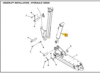 Wrecker Mast/Boom Lift Cylinder - MPL-40