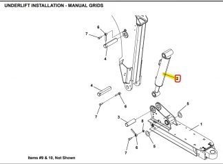 Underlift Tilt Cylinder - MPL-40