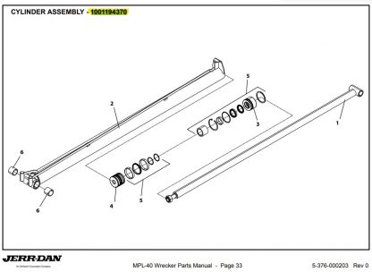 MPL-40 Boom Cylinder - Image 2