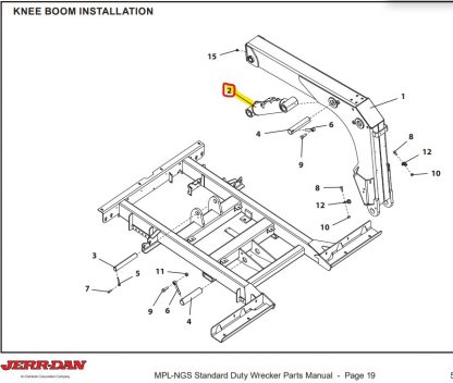 Wrecker Mast/Boom Lift Cylinder MPL-NG - Image 2
