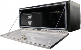 Two drawer toolbox insert