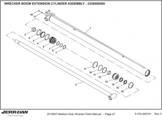 3320000080 Extension Cylinder Assembly