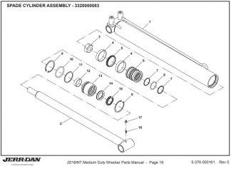 3320000083 Spade Cylinder Assembly