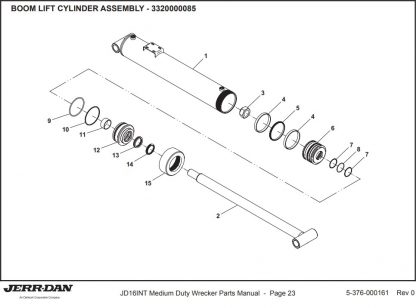 3320000085 Lift Cylinder Assembly