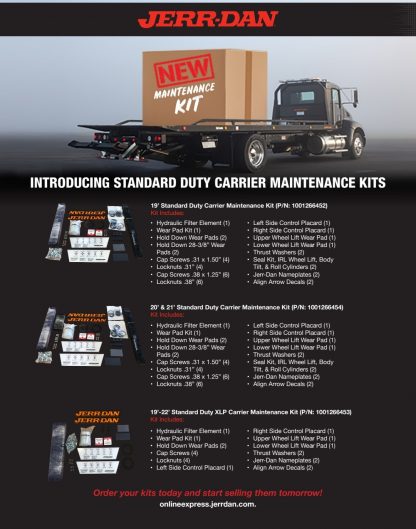 1001266452 - 19' Std Duty Carrier Maint Kit - Image 2