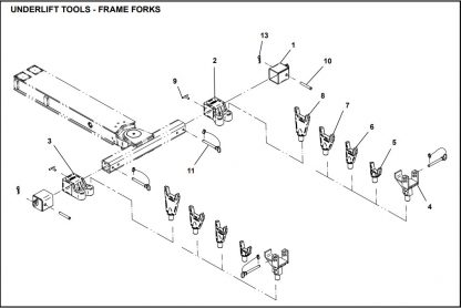 7007000056 - RH 5x5 Frame Fork Adapter - Image 2